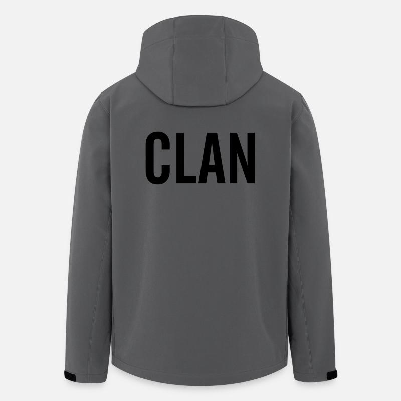 clan - Men’s Recycled Softshell Jacket by Stanley/Stella - anthracite