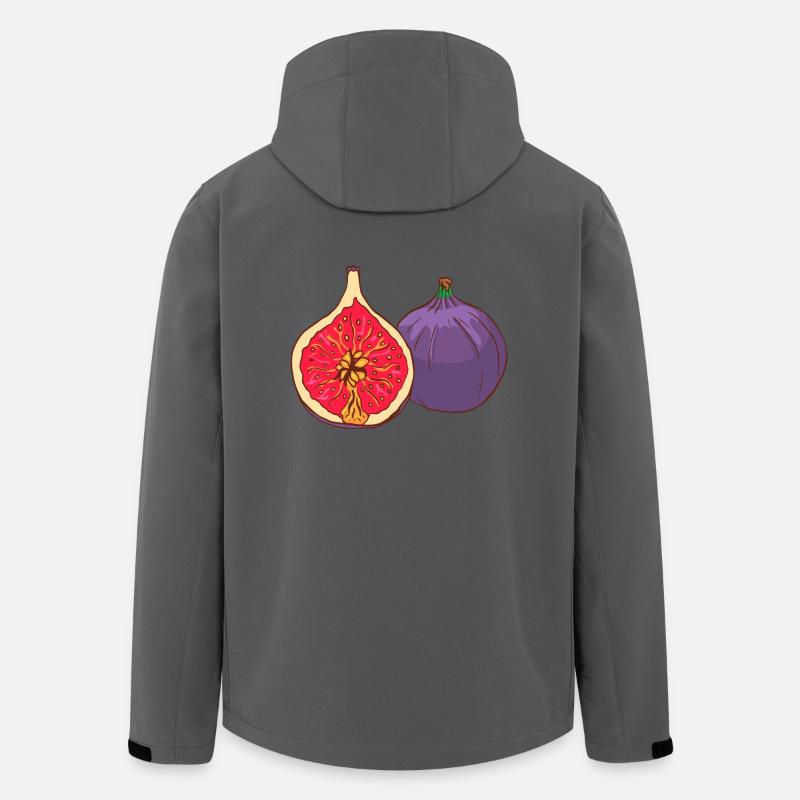Echte Feigen - Recycelte Männer Softshell-Jacke von Stanley/Stella - Anthrazit