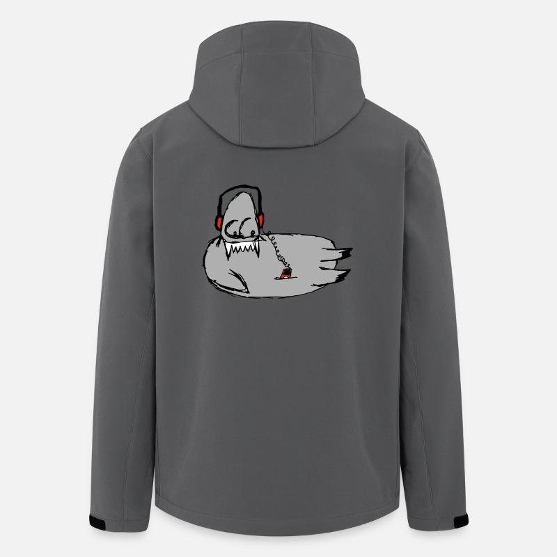 Walross - Recycelte Männer Softshell-Jacke von Stanley/Stella - Anthrazit