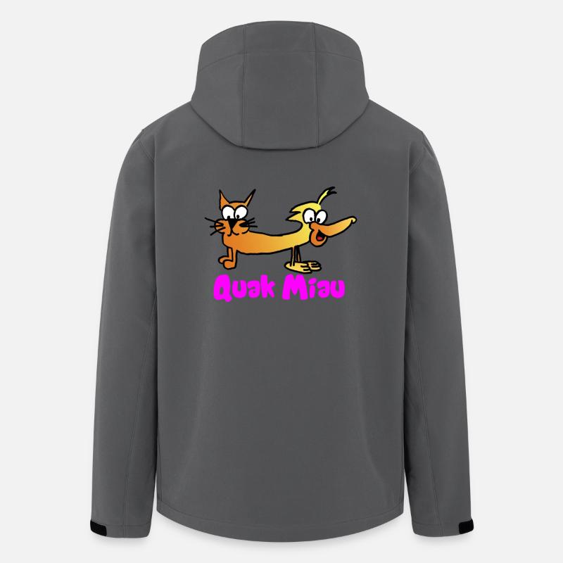 Quack meow - Men’s Recycled Softshell Jacket by Stanley/Stella - anthracite