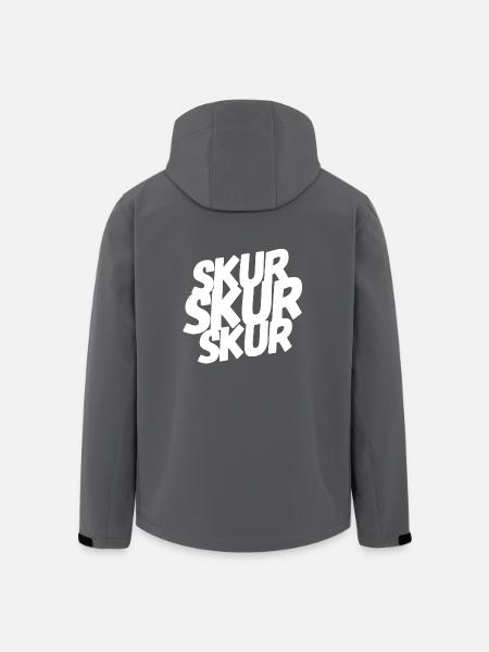 SKUR - Recycelte Männer Softshell-Jacke von Stanley/Stella - Anthrazit