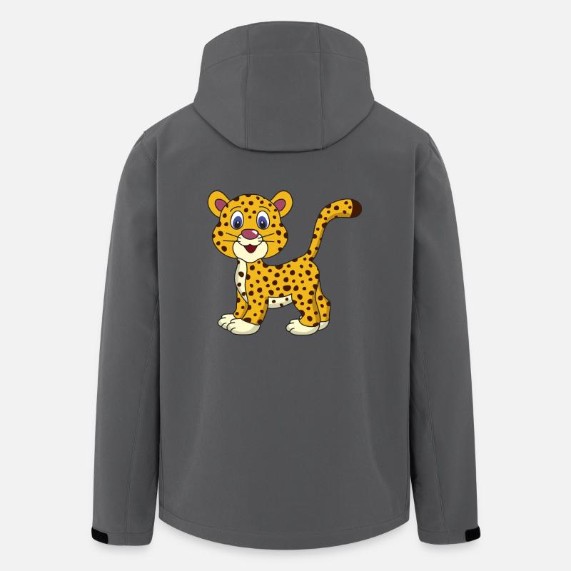 Baby Guépard - Veste softshell homme en polyester recyclé Stanley/Stella - charbon