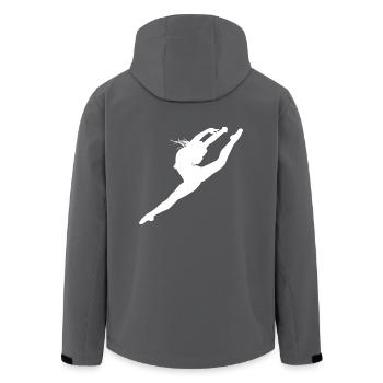 Ballerina Ballet Tanz Tänzerin Tanzen - Recycelte Männer Softshell-Jacke von Stanley/Stella - Anthrazit - Hinten - AI Model Male 185 light (185cm)
