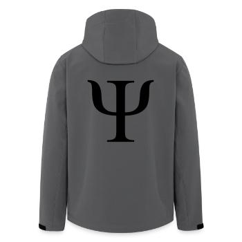 psi - Veste softshell homme en polyester recyclé Stanley/Stella - charbon - Dos - AI Model Male 185 light (185cm)