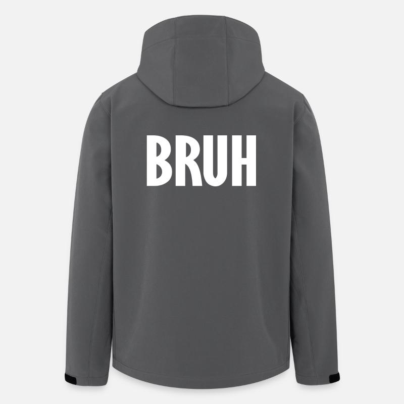 bruh - Recycelte Männer Softshell-Jacke von Stanley/Stella - Anthrazit