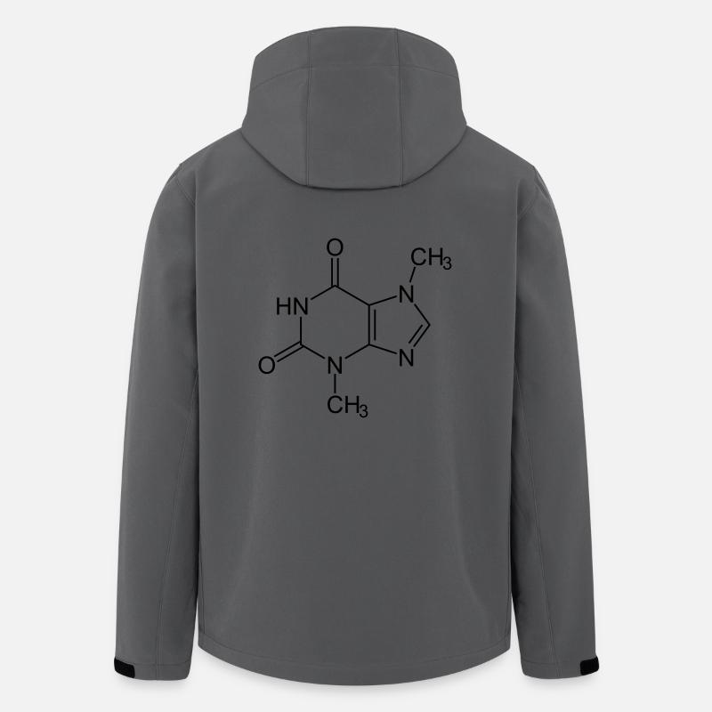Theobromin - Recycelte Männer Softshell-Jacke von Stanley/Stella - Anthrazit