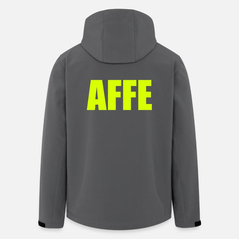 AFFE - Recycelte Männer Softshell-Jacke von Stanley/Stella - Anthrazit
