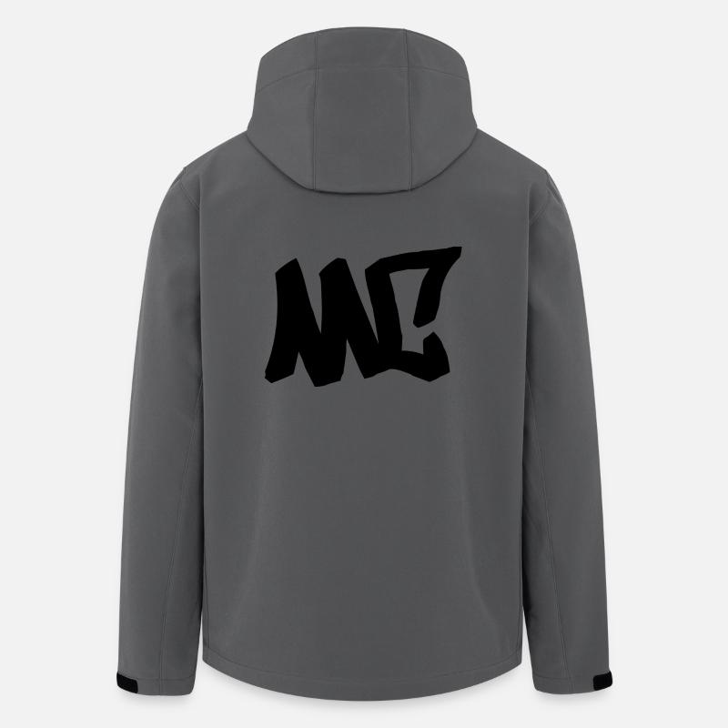 MC - HipHop . Graffiti . Rap - Recycelte Männer Softshell-Jacke von Stanley/Stella - Anthrazit