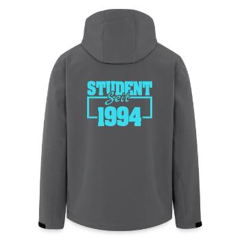 Student 1994 - Recycelte Männer Softshell-Jacke von Stanley/Stella - Anthrazit - Hinten - AI Model Male 185 light (185cm)