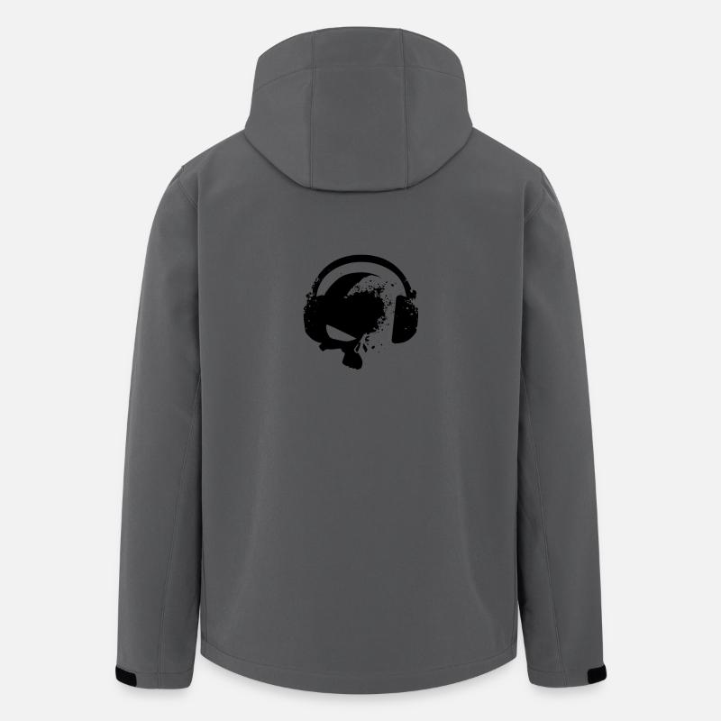 DJ - Recycelte Männer Softshell-Jacke von Stanley/Stella - Anthrazit