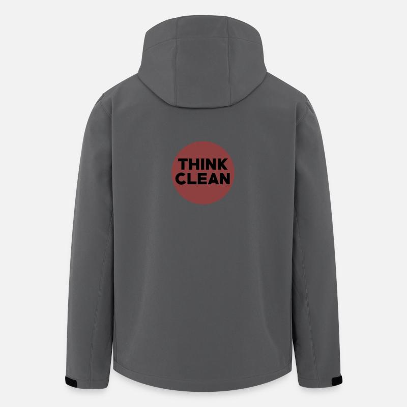 THINK CLEAN - Recycelte Männer Softshell-Jacke von Stanley/Stella - Anthrazit