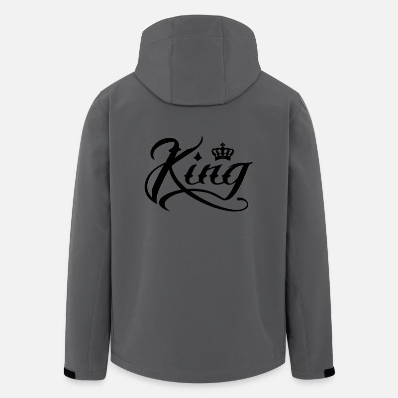 KING 1 - Men’s Recycled Softshell Jacket by Stanley/Stella - anthracite