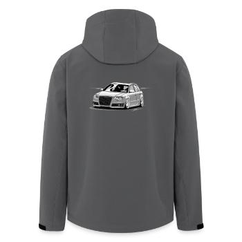 RS4 B7 A4 low style skulldriver tuning car kombi - Recycelte Männer Softshell-Jacke von Stanley/Stella - Anthrazit - Hinten - AI Model Male 185 light (185cm)