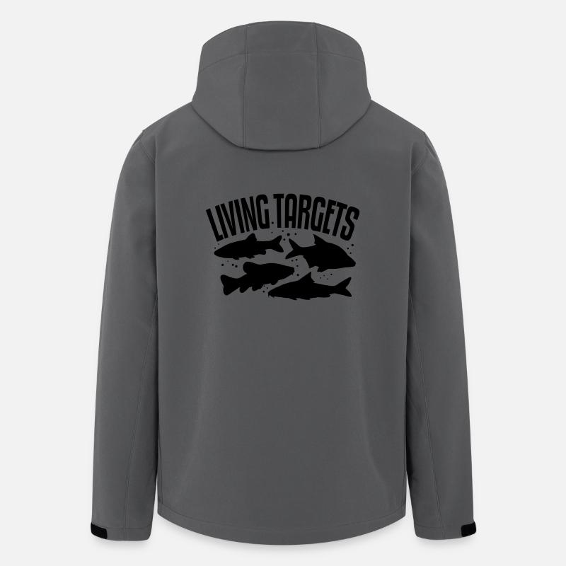 Living Targets - Recycelte Männer Softshell-Jacke von Stanley/Stella - Anthrazit