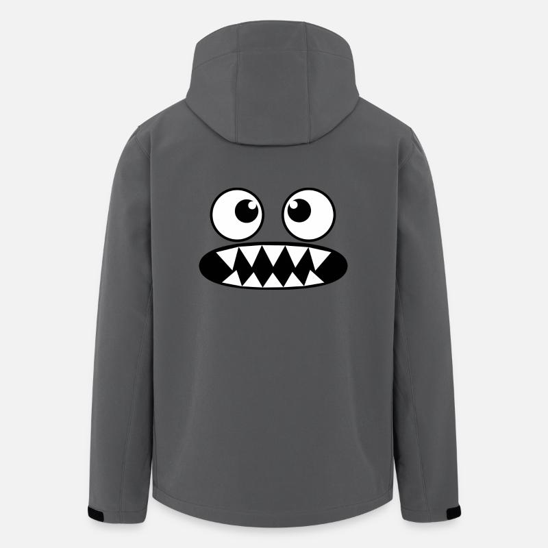 Nom nom - Veste softshell homme en polyester recyclé Stanley/Stella - charbon