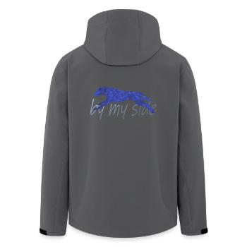 Hund Hund - Recycelte Männer Softshell-Jacke von Stanley/Stella - Anthrazit - Hinten - AI Model Male 185 light (185cm)