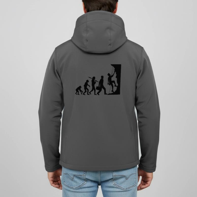 évolution évolution née raide paroi monte Veste softshell homme en polyester recyclé Discoverer Stanley/Stella