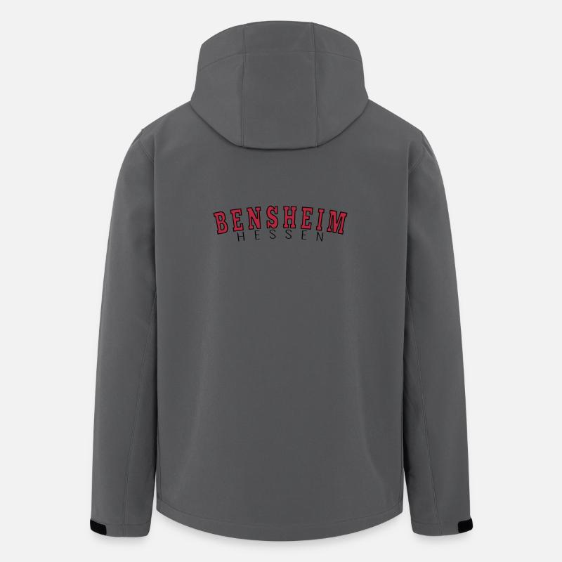 Bensheim Hessen - Recycelte Männer Softshell-Jacke von Stanley/Stella - Anthrazit