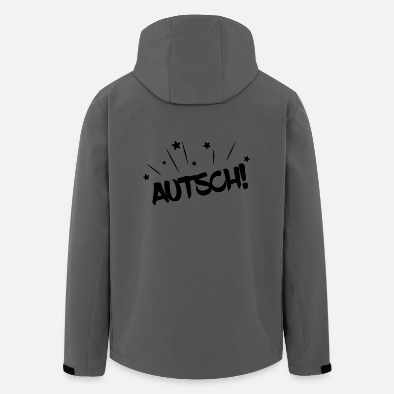 Autsch - Recycelte Männer Softshell-Jacke von Stanley/Stella - Anthrazit