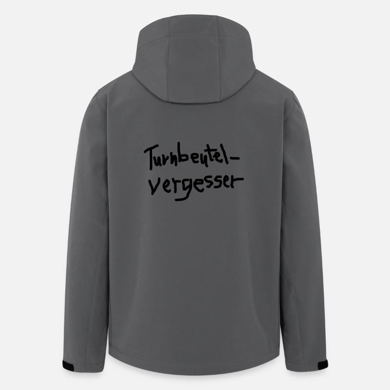 Turnbeutelvergesser - Recycelte Männer Softshell-Jacke von Stanley/Stella - Anthrazit