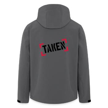 pinces tampons cadre cool bals 100 pour cent ta - Veste softshell homme en polyester recyclé Stanley/Stella - charbon - Dos - AI Model Male 185 light (185cm)