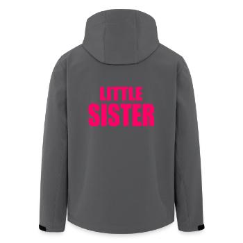 Little sister - Recycelte Männer Softshell-Jacke von Stanley/Stella - Anthrazit - Hinten - AI Model Male 185 light (185cm)