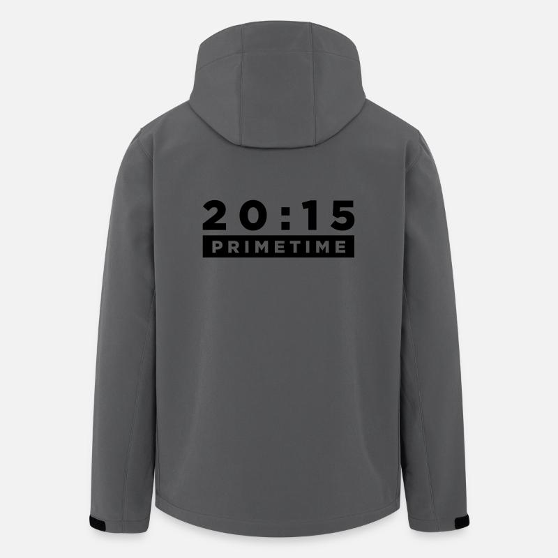 Primetime - Recycelte Männer Softshell-Jacke von Stanley/Stella - Anthrazit