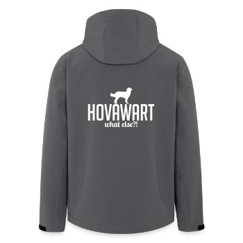 HOVAWART what else - Recycelte Männer Softshell-Jacke von Stanley/Stella - Anthrazit - Hinten - AI Model Male 185 light (185cm)