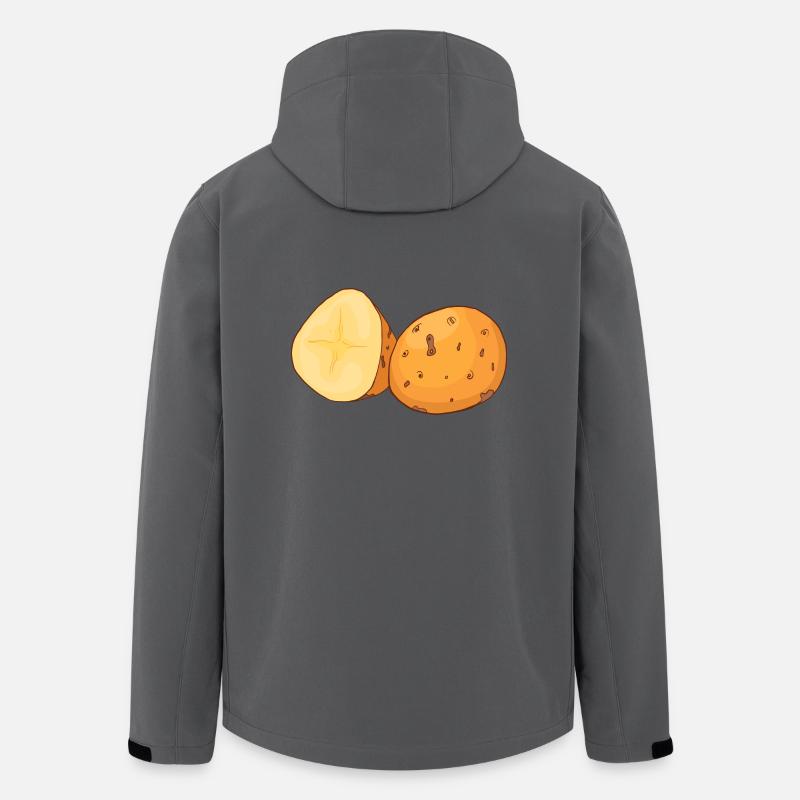 Potatoes Erdapfel Erdbirne Grundbirne - Men’s Recycled Softshell Jacket by Stanley/Stella - anthracite
