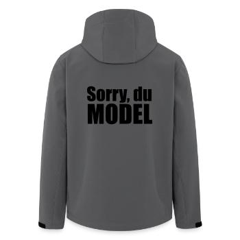 Désolé votre modèle - Veste softshell homme en polyester recyclé Stanley/Stella - charbon - Dos - AI Model Male 185 light (185cm)
