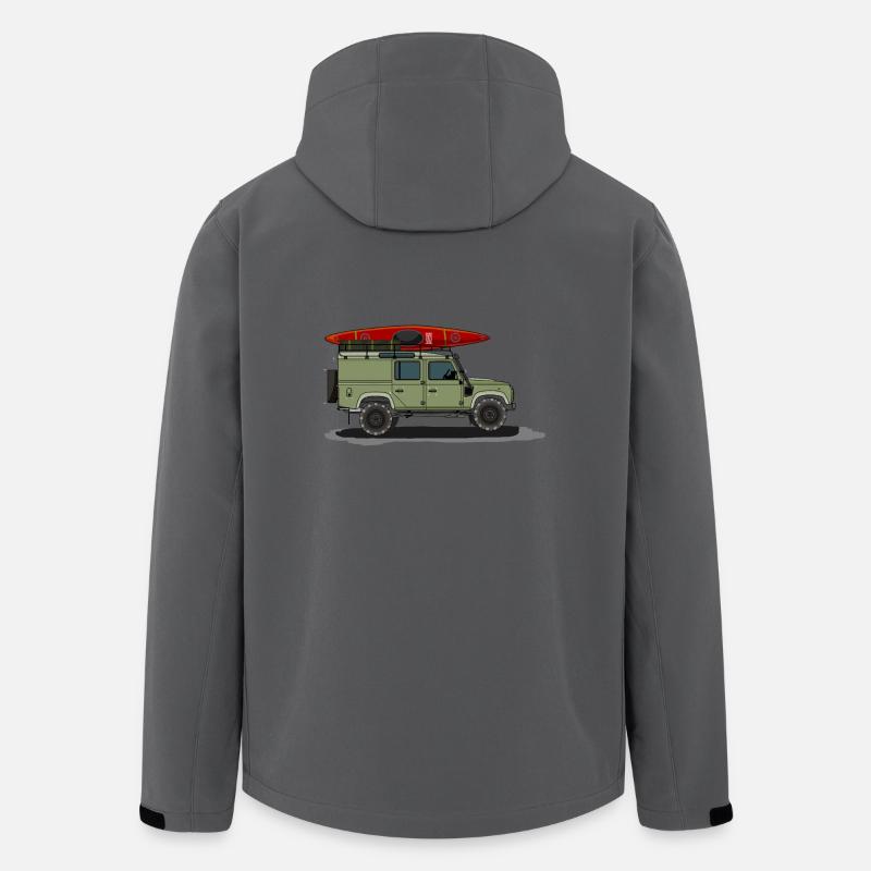Geländewagen Ikone im coolen Design - Recycelte Männer Softshell-Jacke von Stanley/Stella - Anthrazit