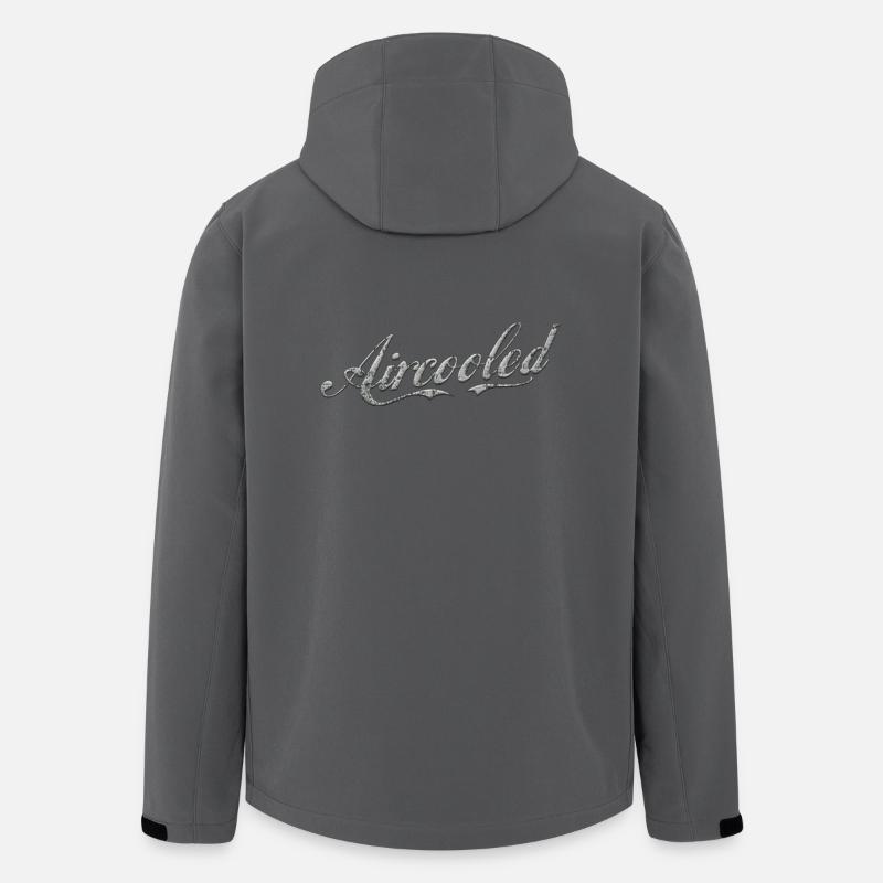 aircooled - Veste softshell homme en polyester recyclé Stanley/Stella - charbon