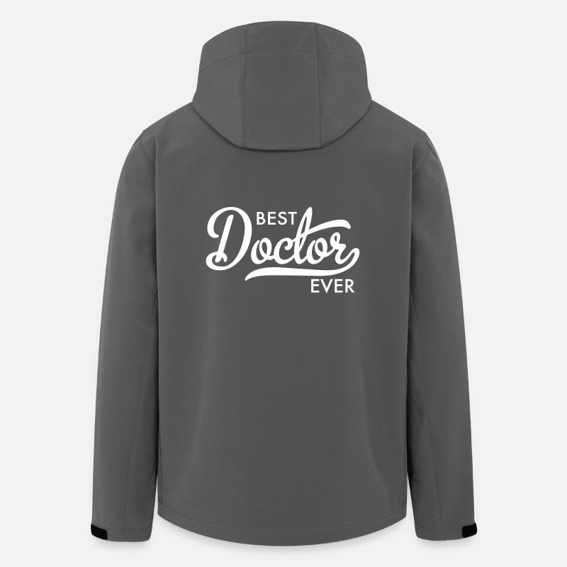 Best Doctor ever - Recycelte Männer Softshell-Jacke von Stanley/Stella - Anthrazit