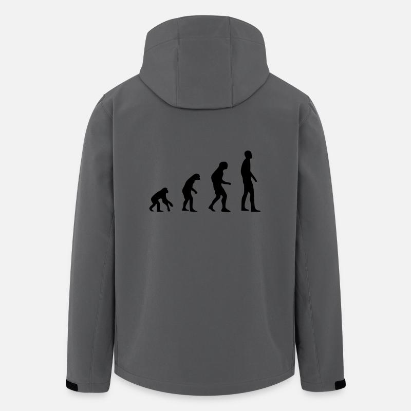 Evolution - Recycelte Männer Softshell-Jacke von Stanley/Stella - Anthrazit