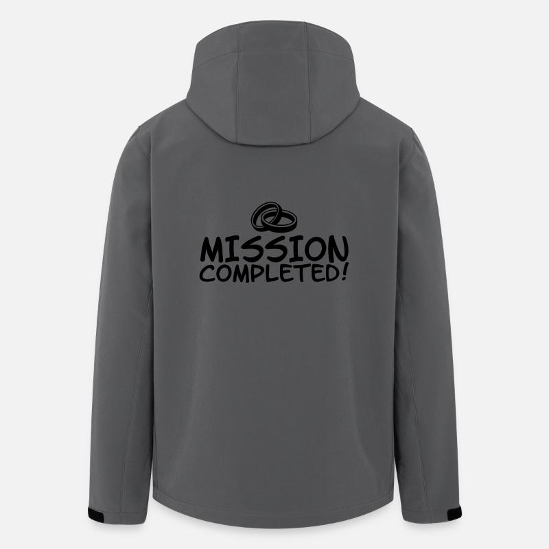 Mission completed - Recycelte Männer Softshell-Jacke von Stanley/Stella - Anthrazit