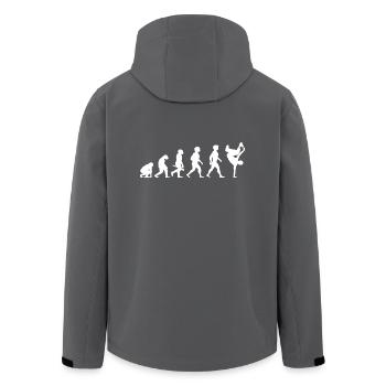 Evolution Breakdance Breaking Breakdancing Hip-Hop - Recycelte Männer Softshell-Jacke von Stanley/Stella - Anthrazit - Hinten - AI Model Male 185 light (185cm)