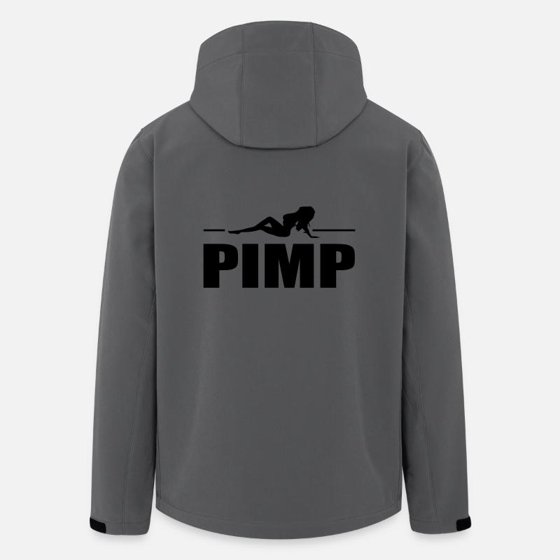 pimp - Men’s Recycled Softshell Jacket by Stanley/Stella - anthracite