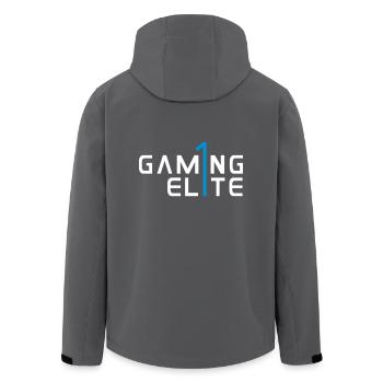 Gaming Elite ONE - Recycelte Männer Softshell-Jacke von Stanley/Stella - Anthrazit - Hinten - AI Model Male 185 light (185cm)