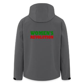 Womens revolution - Recycelte Männer Softshell-Jacke von Stanley/Stella - Anthrazit - Hinten - AI Model Male 185 light (185cm)