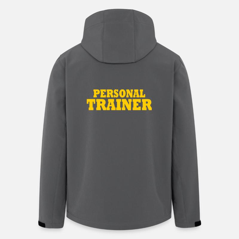 Personal trainer - Recycelte Männer Softshell-Jacke von Stanley/Stella - Anthrazit
