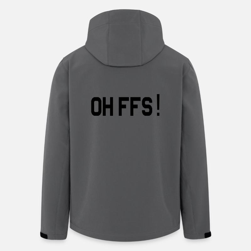oh ffs - Recycelte Männer Softshell-Jacke von Stanley/Stella - Anthrazit