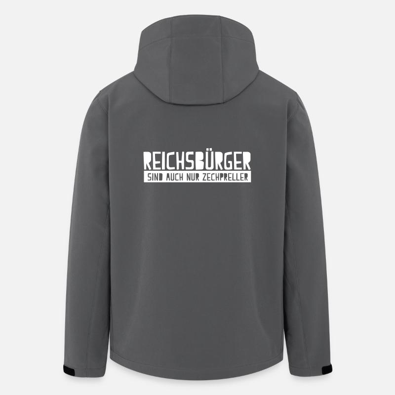 Reichsbürger are also only Zechpreller - Men’s Recycled Softshell Jacket by Stanley/Stella - anthracite