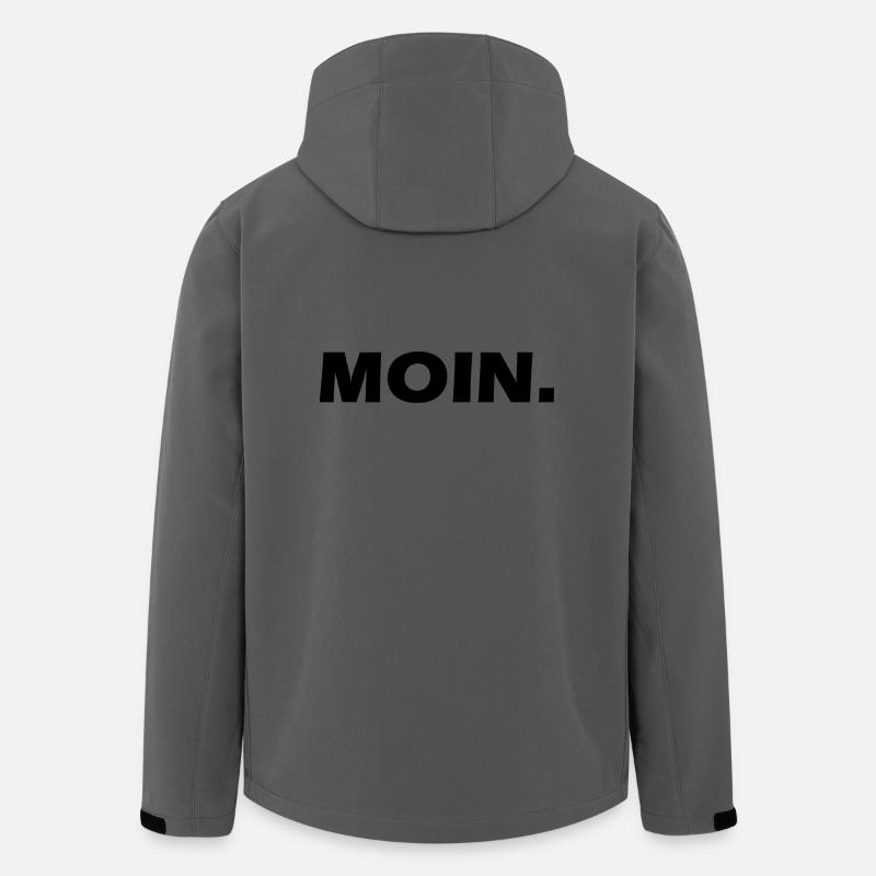 Moin. - Recycelte Männer Softshell-Jacke von Stanley/Stella - Anthrazit