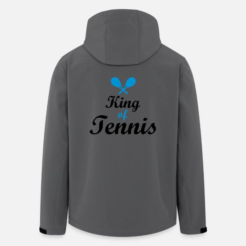 Tennis - Recycelte Männer Softshell-Jacke von Stanley/Stella - Anthrazit