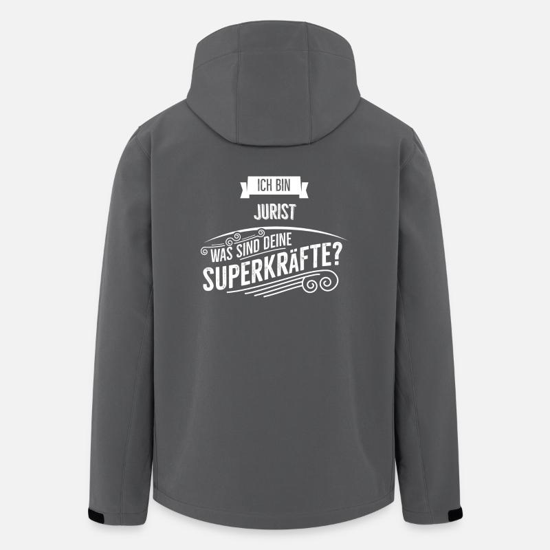 Jurist - Recycelte Männer Softshell-Jacke von Stanley/Stella - Anthrazit