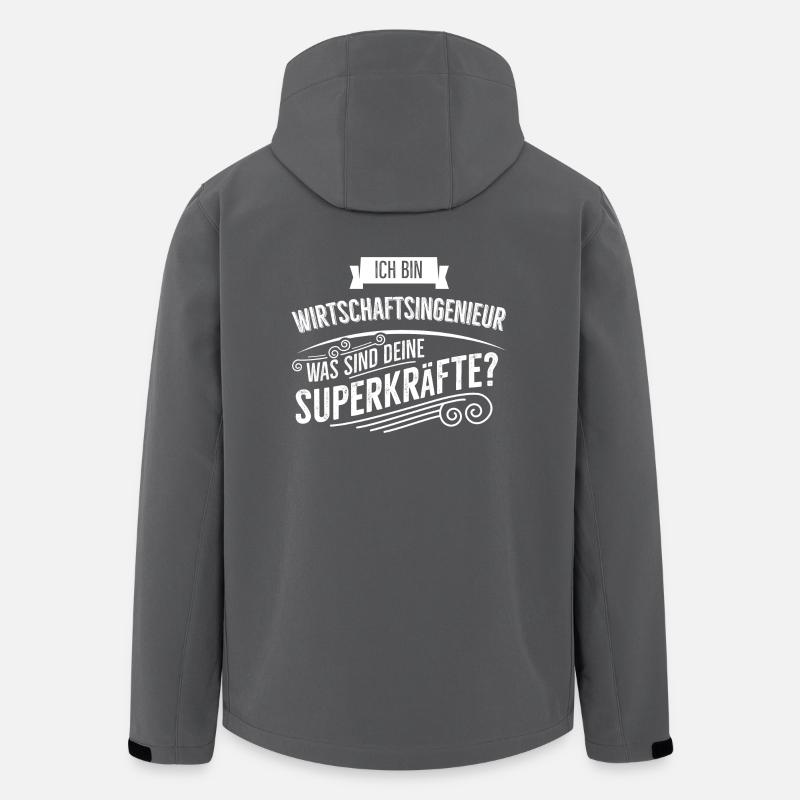 Wirtschaftsingenieur - Recycelte Männer Softshell-Jacke von Stanley/Stella - Anthrazit