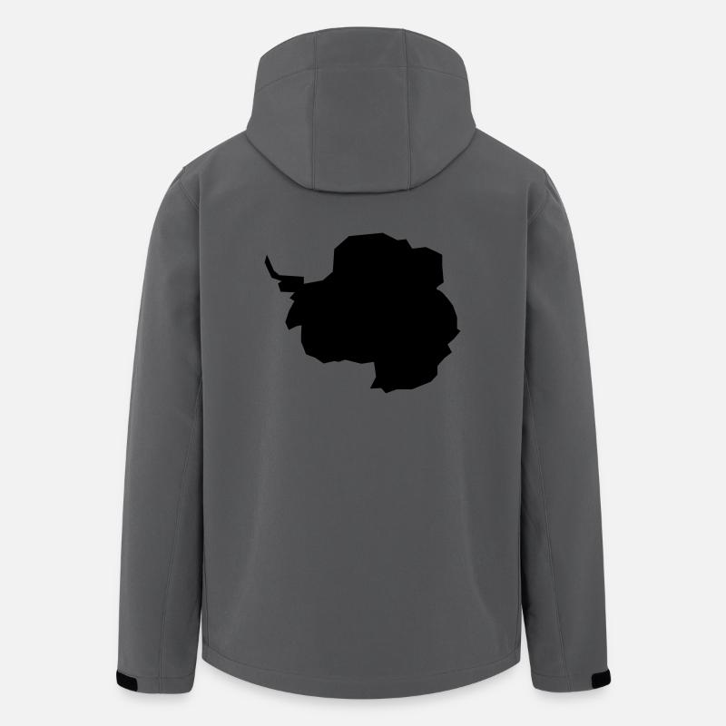 Antarktika - Recycelte Männer Softshell-Jacke von Stanley/Stella - Anthrazit