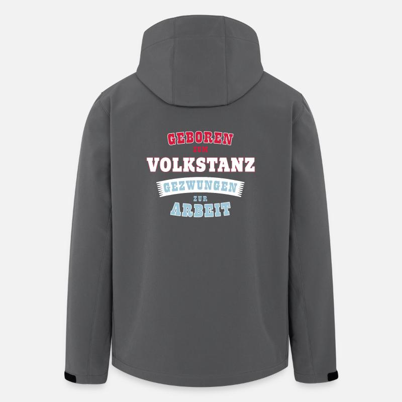 Volkstanz Sportart - Geschenk - Recycelte Männer Softshell-Jacke von Stanley/Stella - Anthrazit