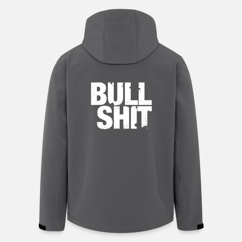 Bullshit - that's nonsense! - Men’s Recycled Softshell Jacket by Stanley/Stella - anthracite