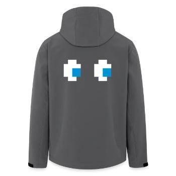 Ghost Eyes Geist Augen Comic Computerspiel Konsole - Recycelte Männer Softshell-Jacke von Stanley/Stella - Anthrazit - Hinten - AI Model Male 185 light (185cm)